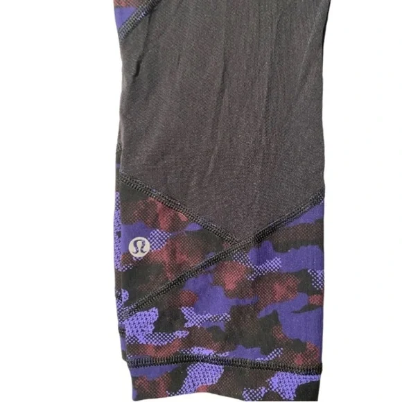 Lululemon Purple Camo Leggings EUC - Picture 7 of 10